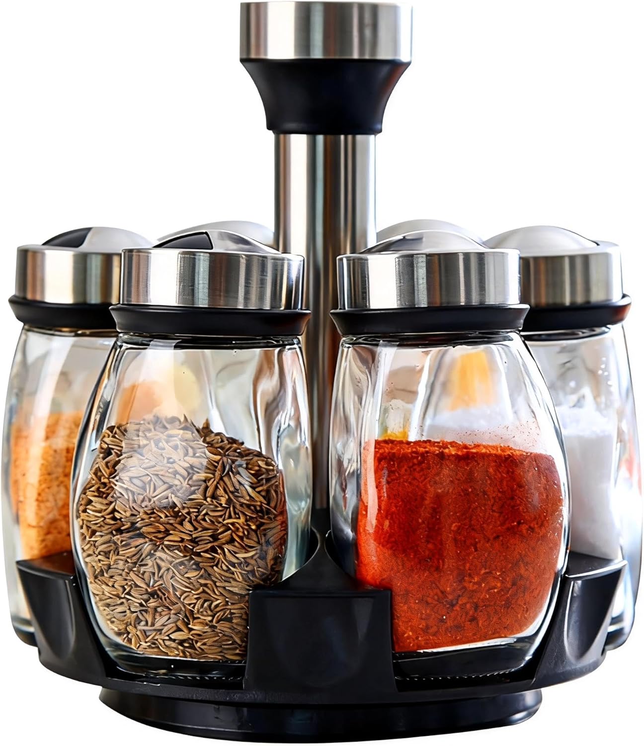 6 bottle spice rack