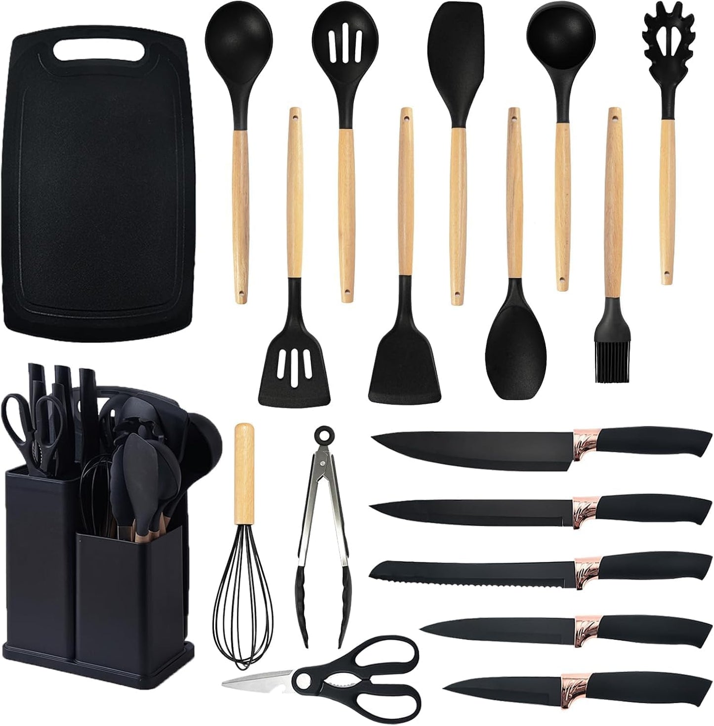 19 piece utensil set
