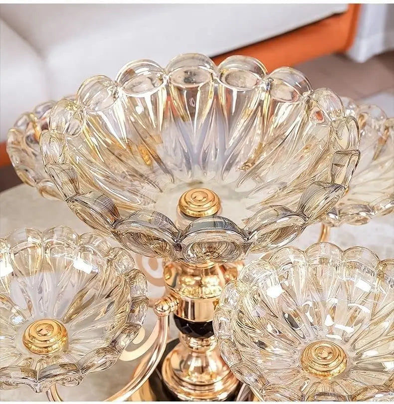 Multilayer Rotatable Fruit Bowl Stand