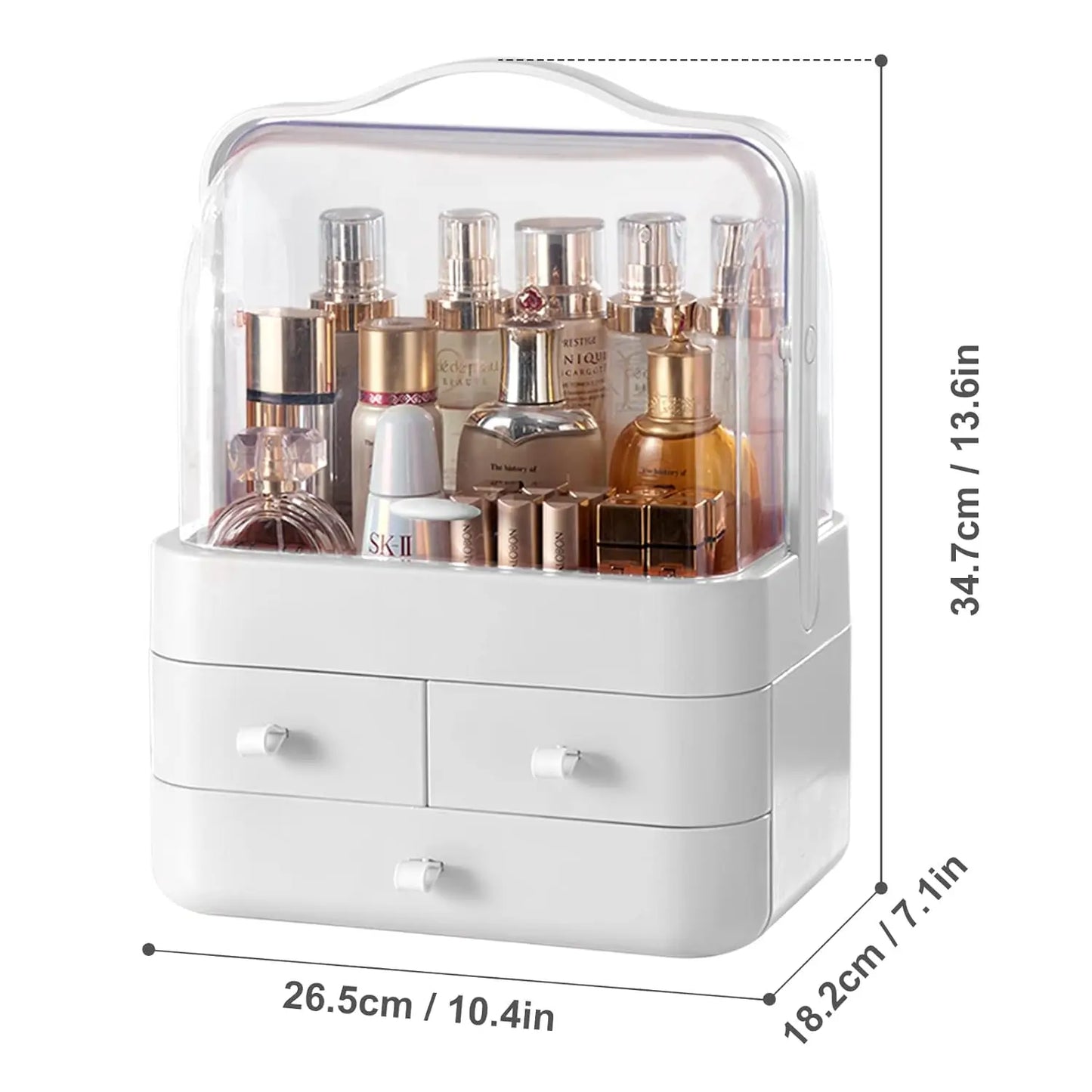 Double Door Cosmetics Organzier