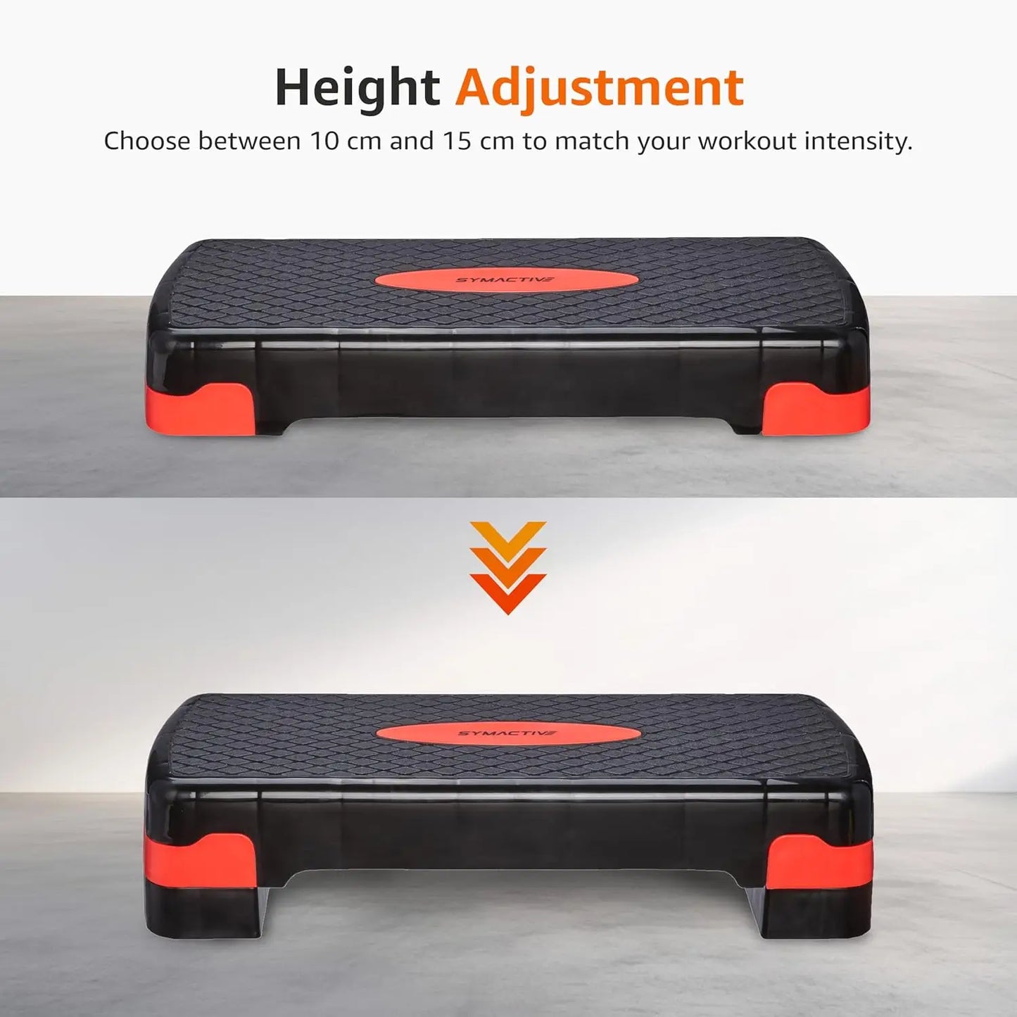 Adjustable Aerobic Stepper – Non-Slip Fitness Step Platform for Home Gym