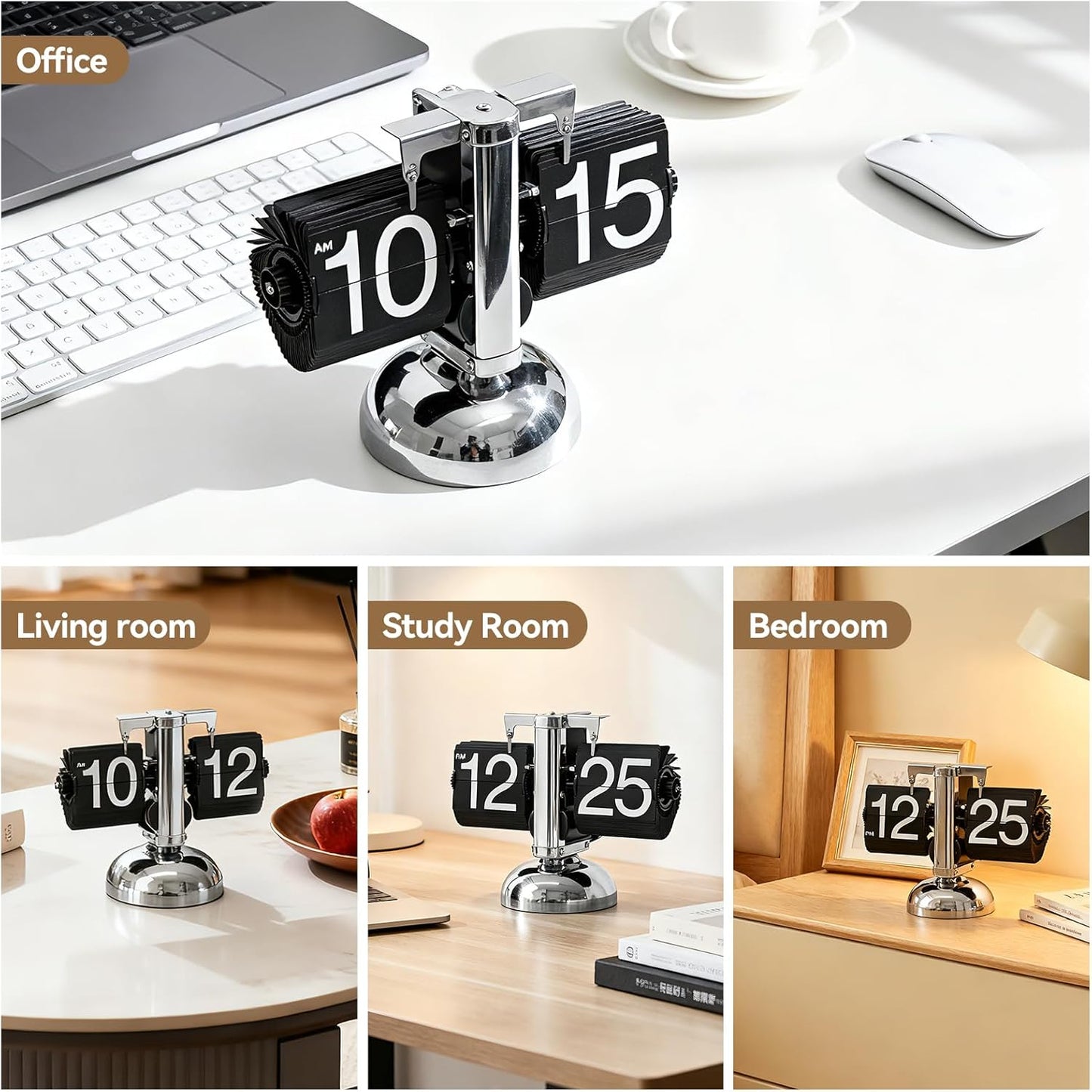 Retro Flip Desk Clock