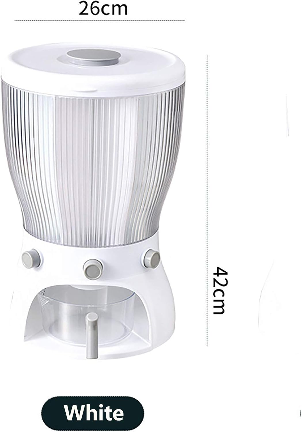 4-Grid Grain Food Storage Dispenser