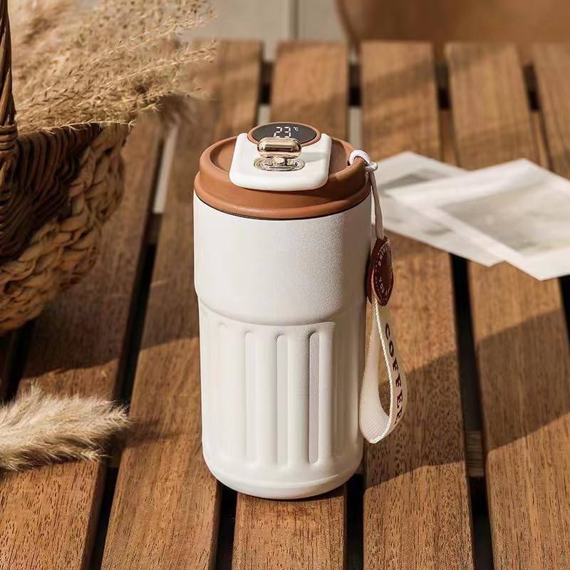 Smart Thermal Coffee Mug with Digital Temperature Display