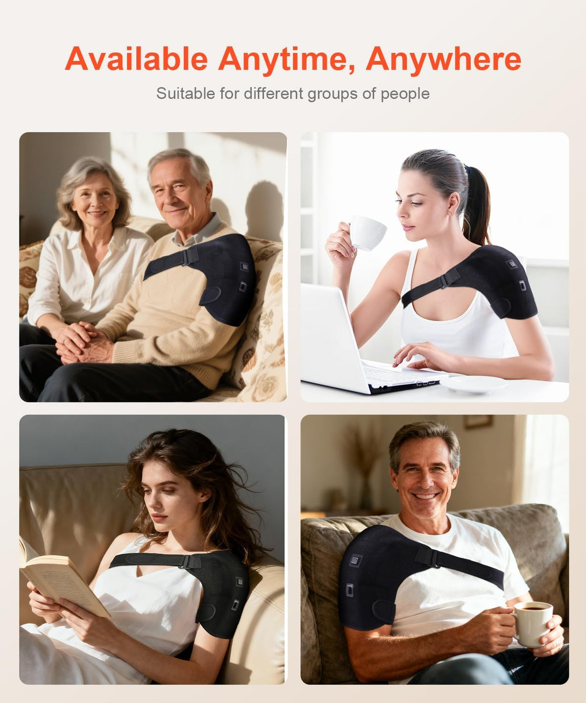 Shoulder Massager - Shoulder Support - Shoulder Warmer - Shoulder & Arm Massager
