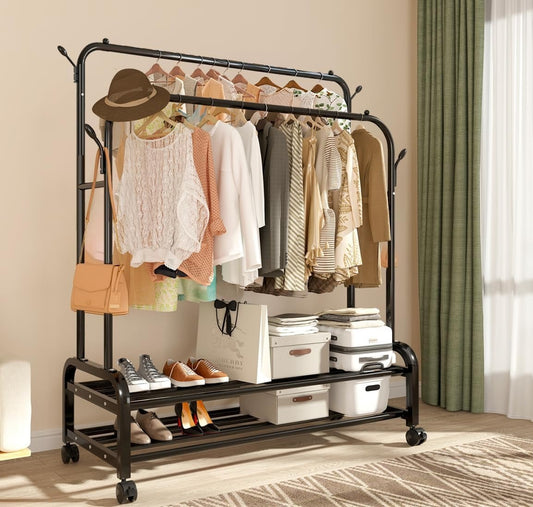 Clothing Rack with Wheels
