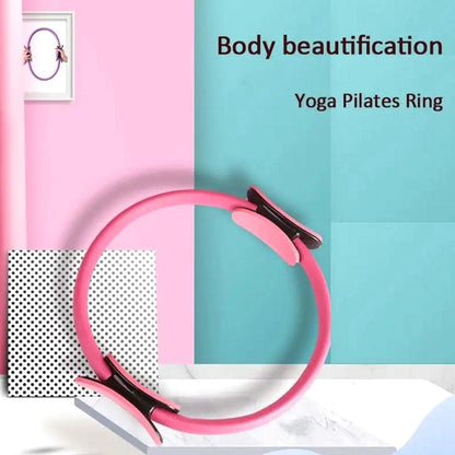 Pilates Ring Yoga Magic Circle – Dual Grip Resistance Ring for Home Workout