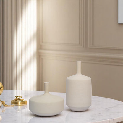 Serena Textured Ceramic Vases