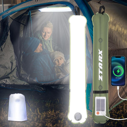 Inflatable Solar Rechargeable LED Camping Light
