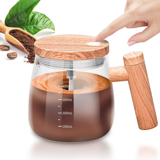 400ml Self Stirring Mug with Lid - Electric Mixing Cup