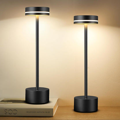 Luxury Metal Table Lamp - Modern Touch Control LED Design