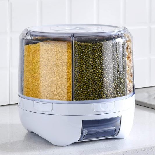 360° Rotating Rice Food Dispenser