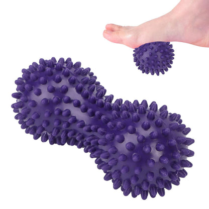 Peanut Massage Roller - Deep Tissue Muscle Pain Relief Back Neck Shoulder Massage Roller