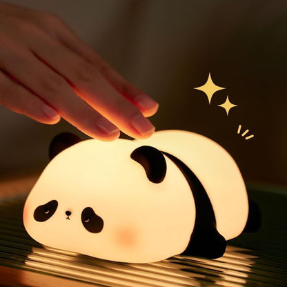 Night Light Cute Panda Silicon Lamp