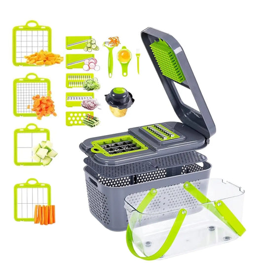 22-in-1 Vegetable Cutter with Container