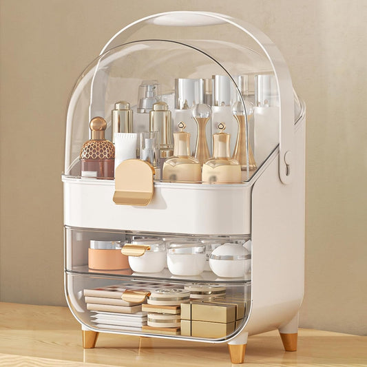 Premium Dustproof Makeup Organizer with Drawers