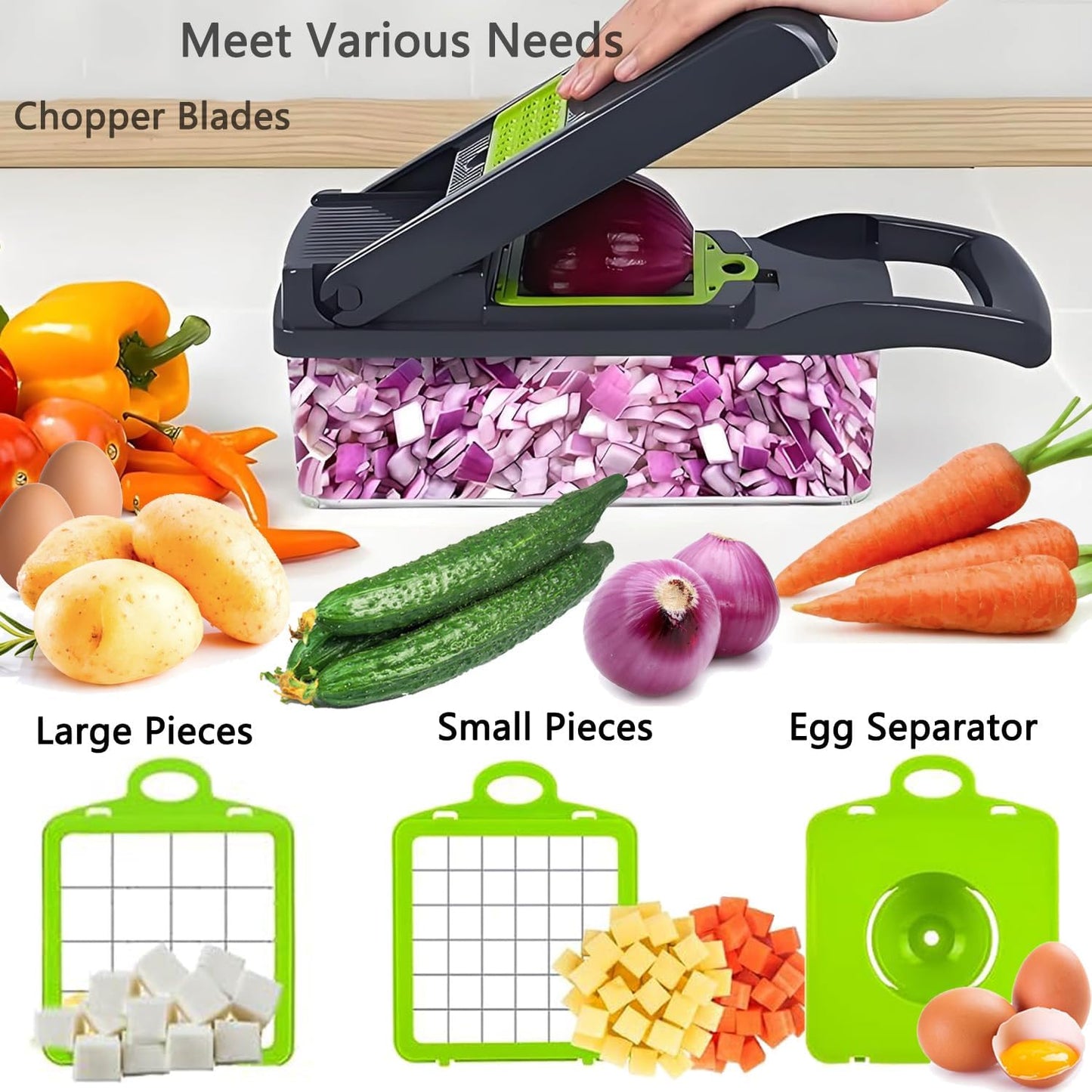 16 piece vegetable chopper