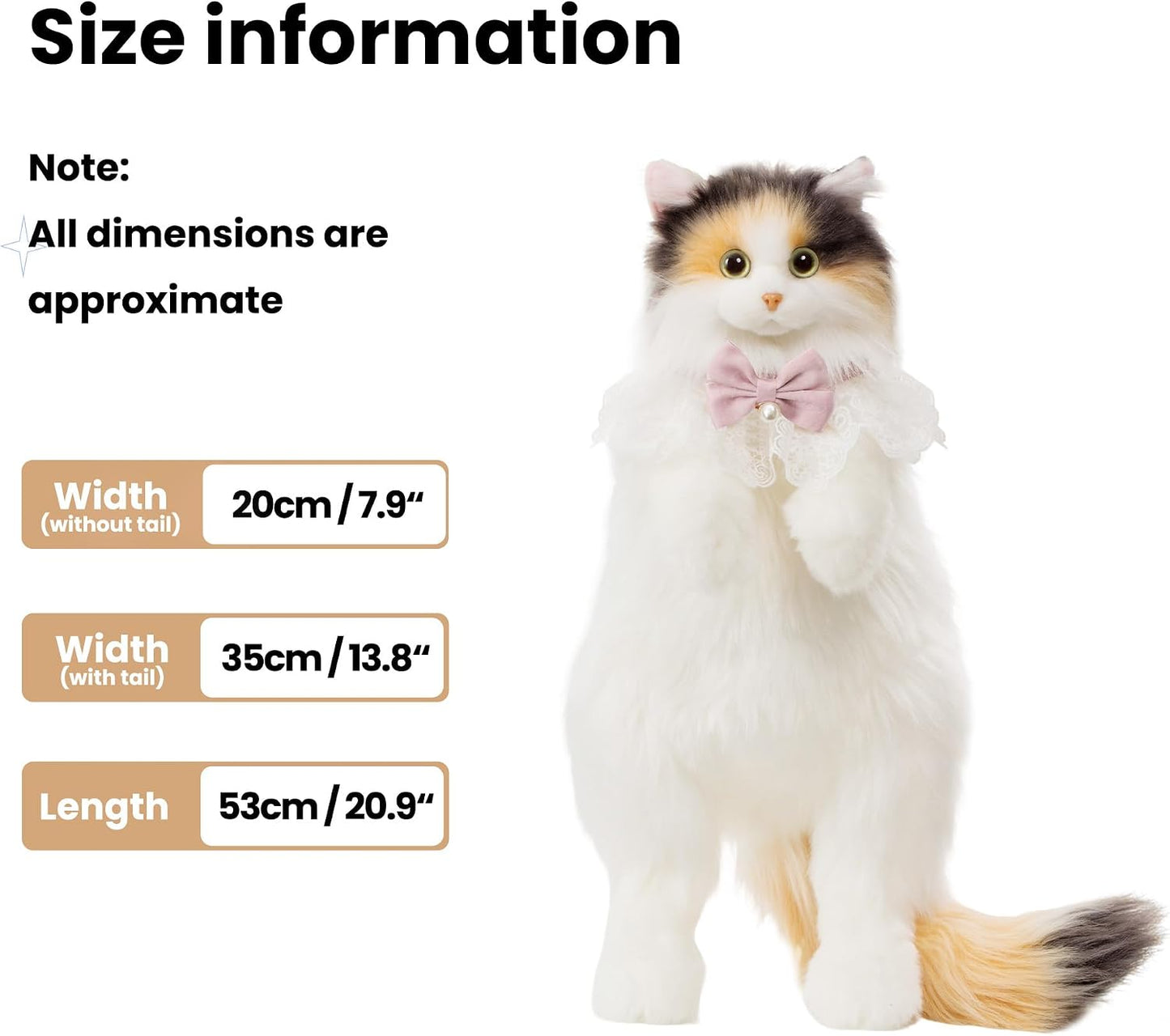 Kawaii Cat Plush Backpack – Cute & Fluffy Kitty Bag