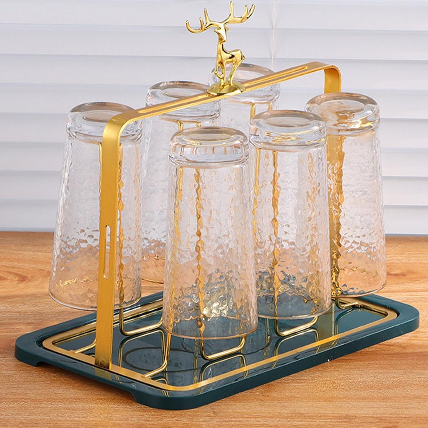 Deer Glass Storage Rack