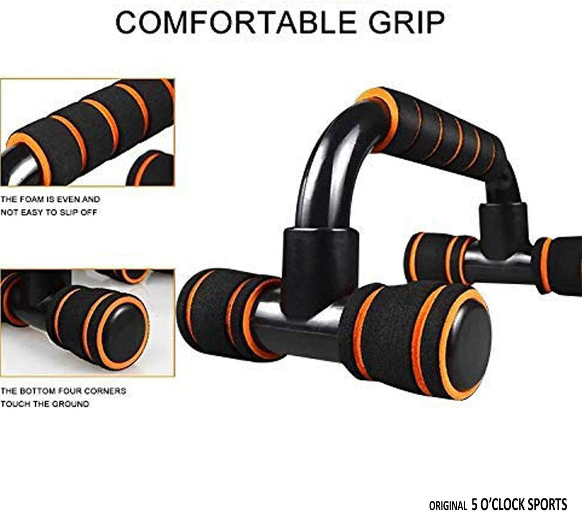Push Up Bars with Foam Grip – Heavy Duty Push Up Stands for Home Gym