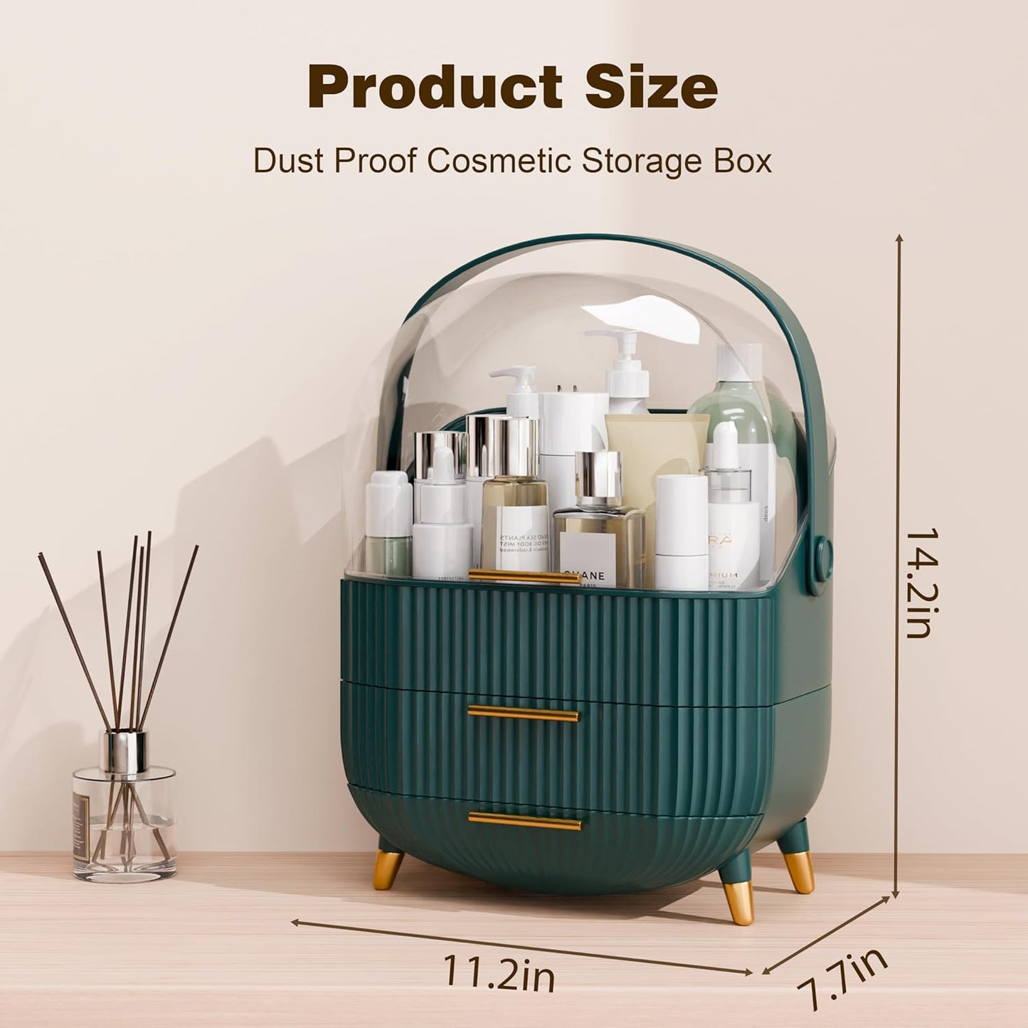 Large Capacity Light Luxury Cosmetic Organizer