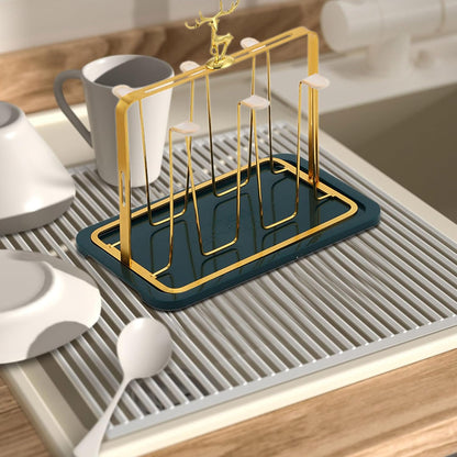 Deer Glass Storage Rack