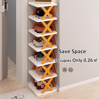 X Shape Shoe Rack