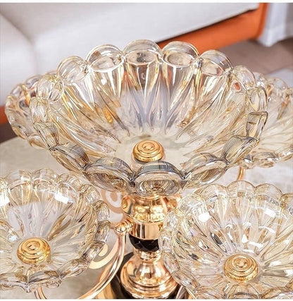 Multilayer Rotatable Fruit Bowl Stand