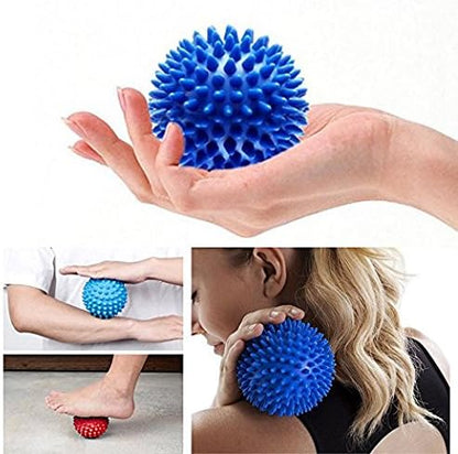 Spiky Massage Ball for Muscle Pain Relief - Fitness Recovery Ball for Back Neck Shoulder Hand Foot