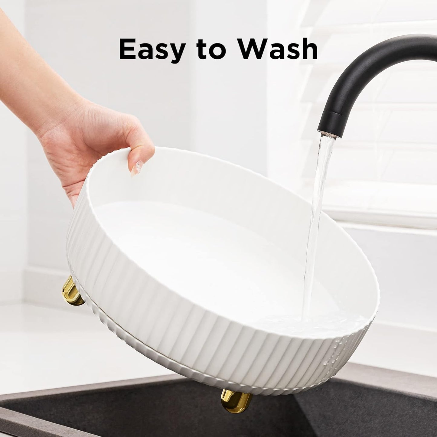 360° Rotating Luxury Cosmetic Partition Organizer Tray