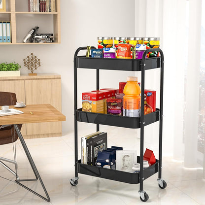 3-Tier Kitchen Storage Trolley