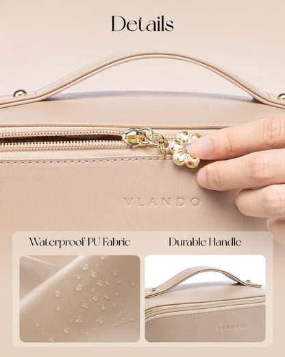 Cosmetics Leather Pouch