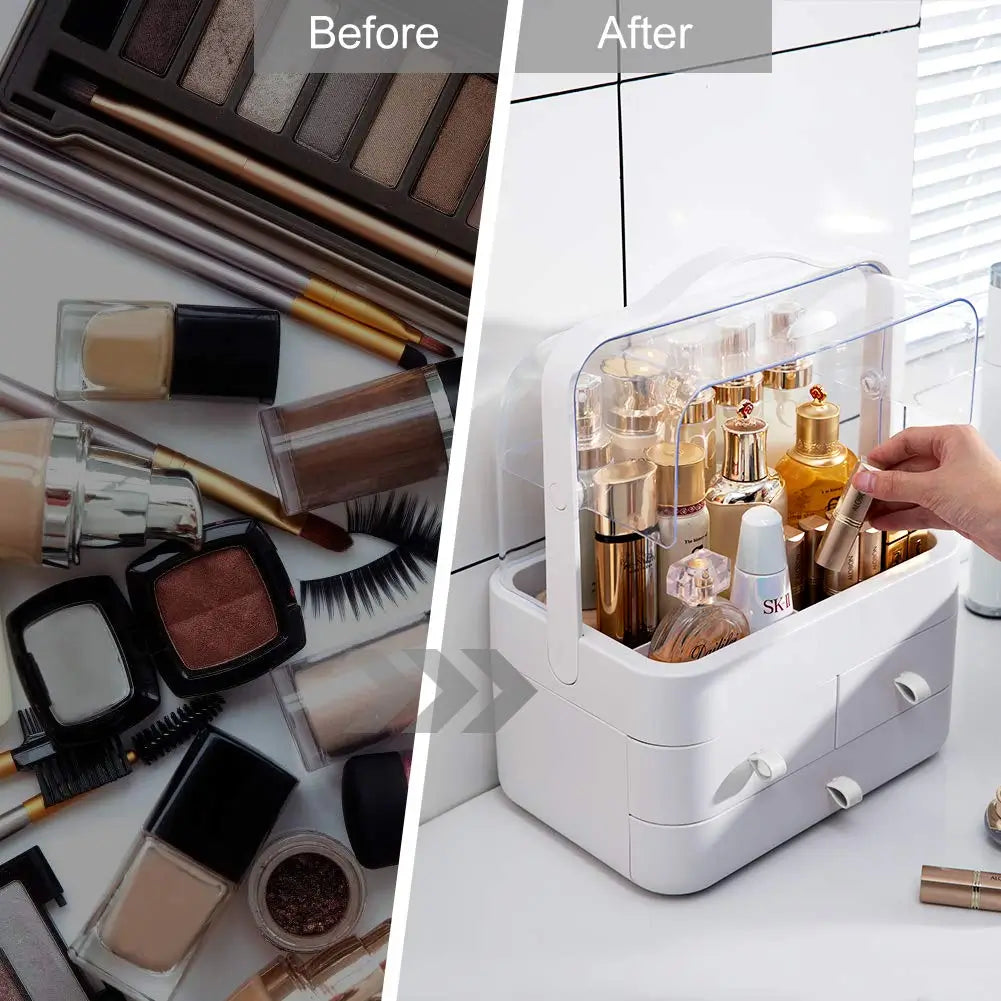 Double Door Cosmetics Organzier