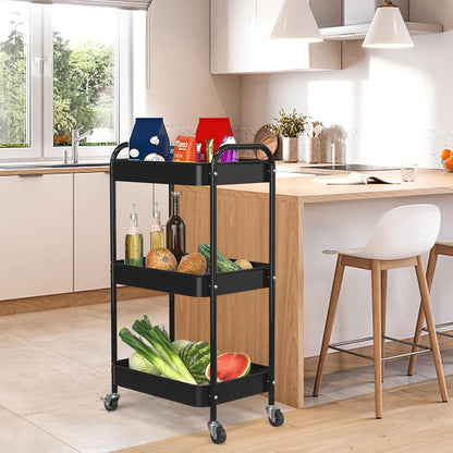 3-Tier Kitchen Storage Trolley