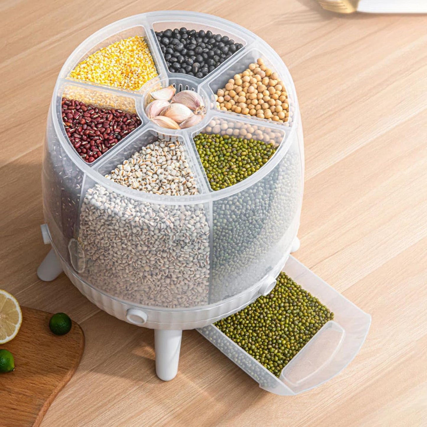 6 in 1 6Kg Countertop Cereal Dispenser