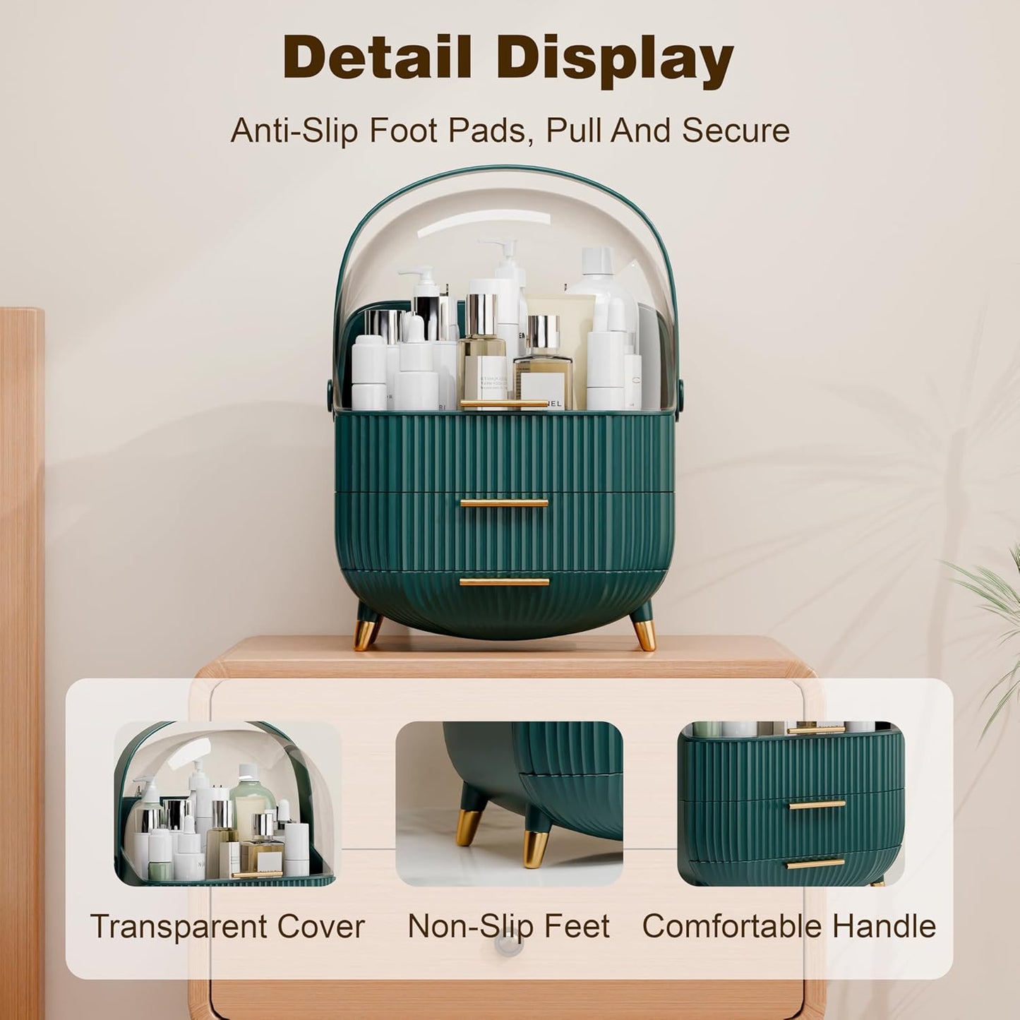 Large Capacity Light Luxury Cosmetic Organizer