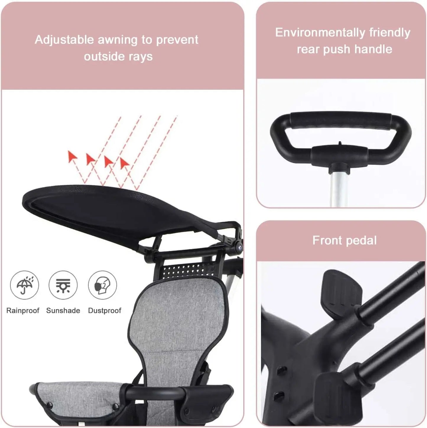 High Quality Foldable Baby Stroller