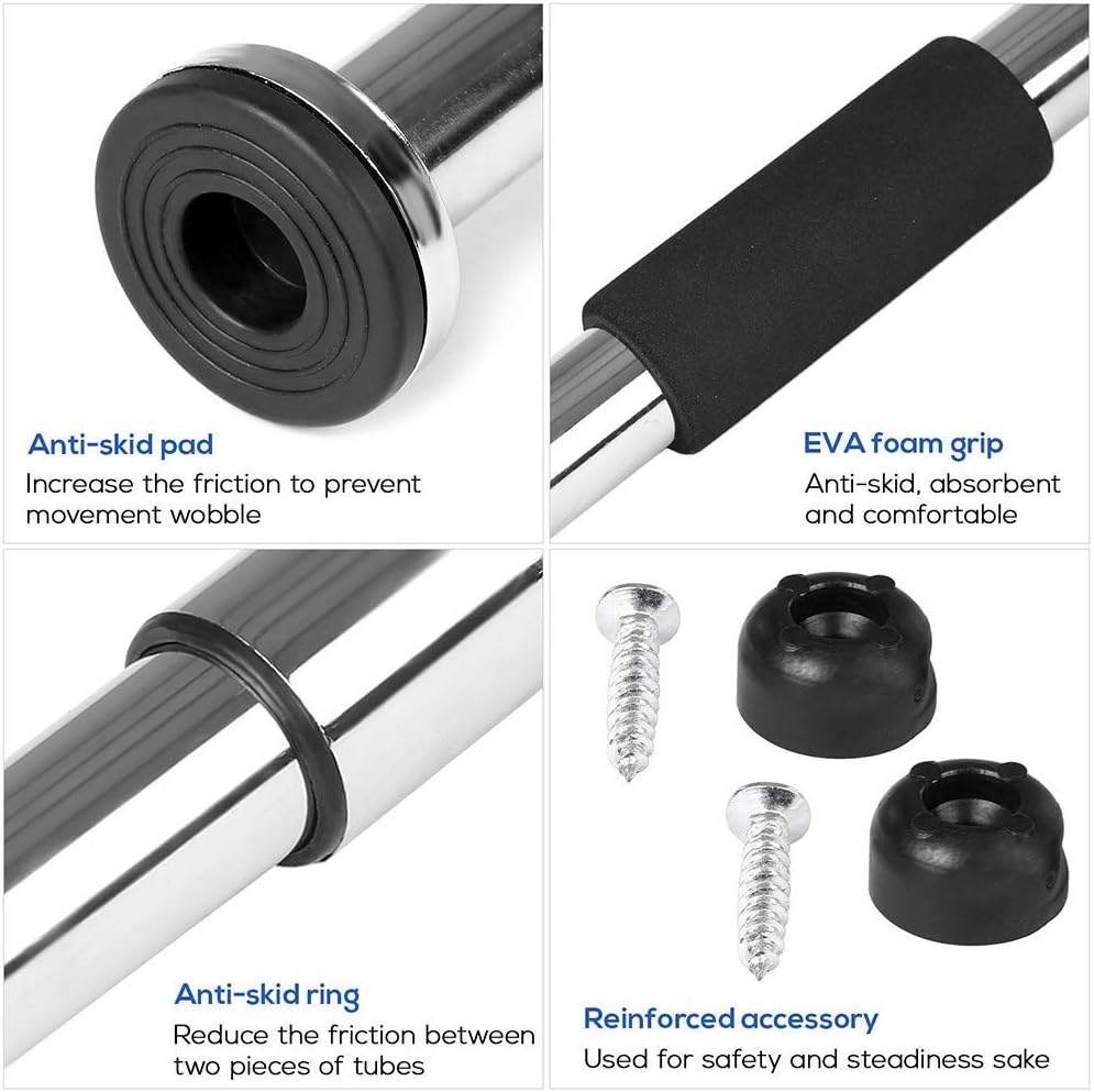 Iron Door Way Gym Bar – Adjustable Pull Up Bar for Doorway