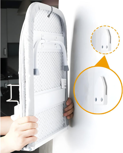 Wall Mount Folding Ironing Board with Iron Holder