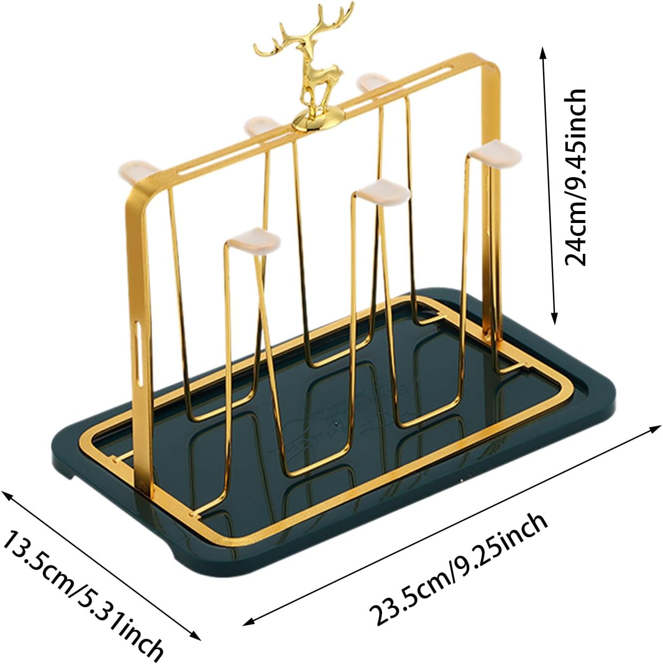 Deer Glass Storage Rack