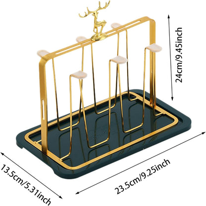 Deer Glass Storage Rack