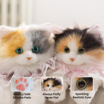 Kawaii Cat Plush Backpack – Cute & Fluffy Kitty Bag