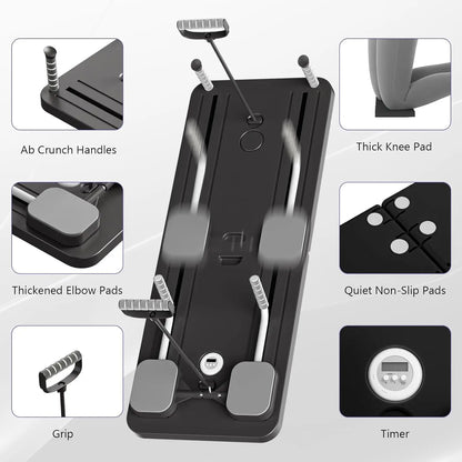 Portable Pilates Reformer Board – Full Body Home Workout Equipment