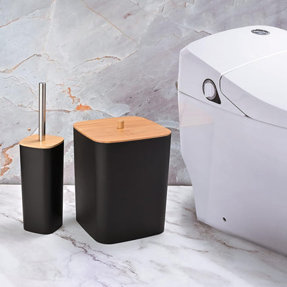 6Pcs Bamboo Bathroom Set