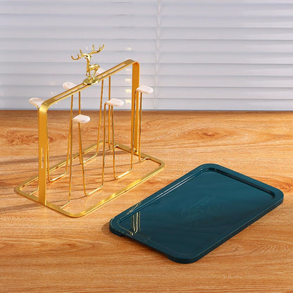 Deer Glass Storage Rack