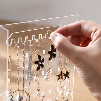 Transparent Acrylic Jewelry Organizer Box with Drawers