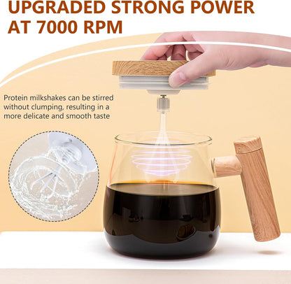400ml Self Stirring Mug with Lid - Electric Mixing Cup