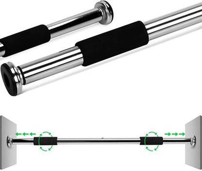 Iron Door Way Gym Bar – Adjustable Pull Up Bar for Doorway