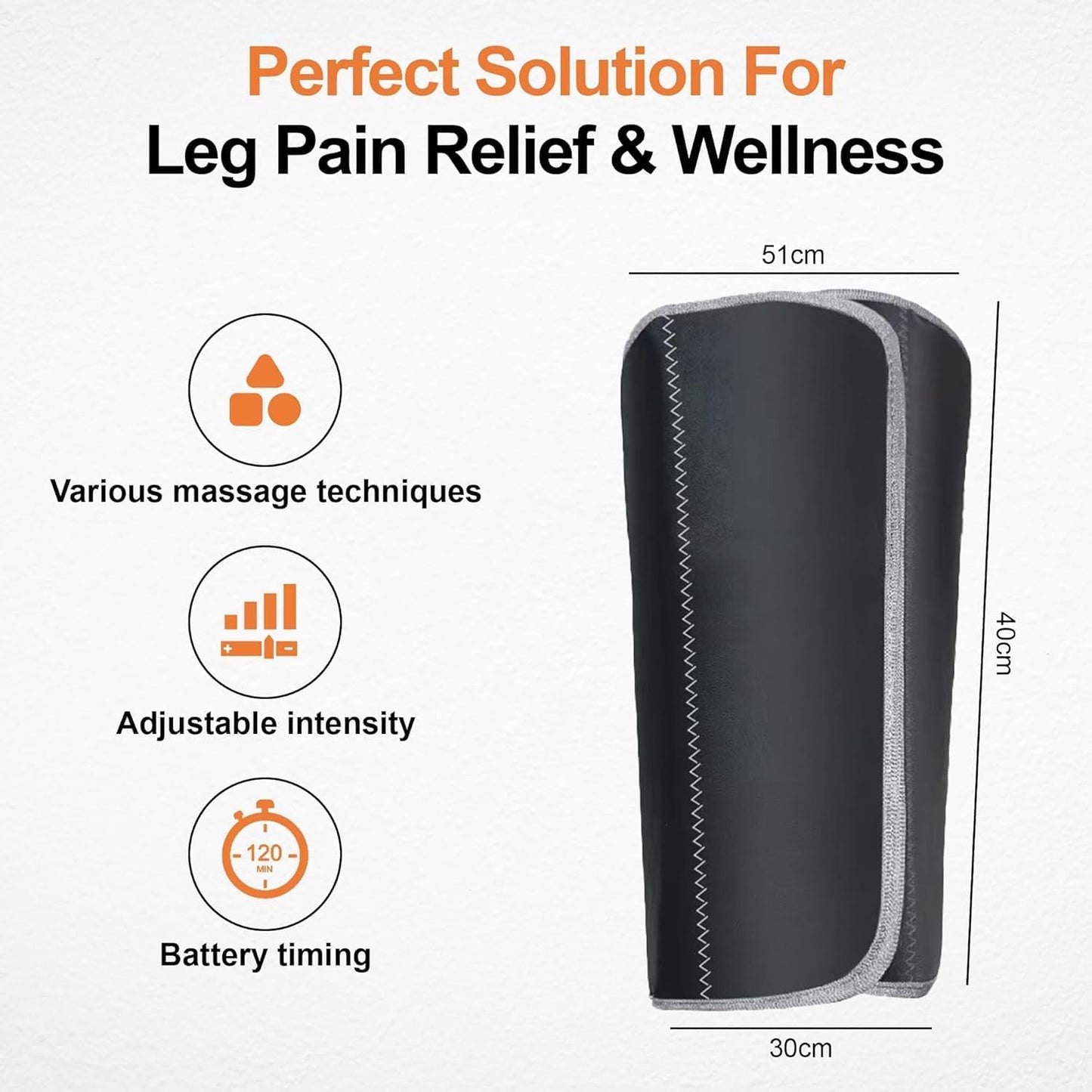 EMS Foot Massager, Leg Massager, Foot Relaxer, Muscle Stimulator, Pain Relief Massager
