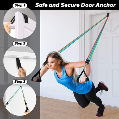 Resistance Bands - Fitness Bands - Workout Bands - Exercise Bands - Home Gym Equipment